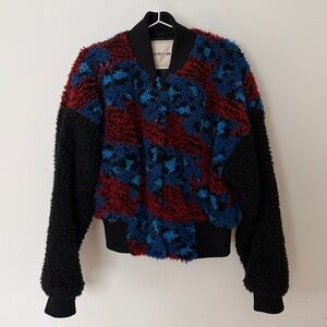 Kenzo fuzzy bomber jacket